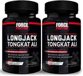 Force Factor Longjack Tongkat Ali for Men, Longjack Extract to Support Male Vitality and Improve Drive, Longjack Capsules with Superior Absorption and Key Natural Ingredients, 60 Capsules (2-Pack)