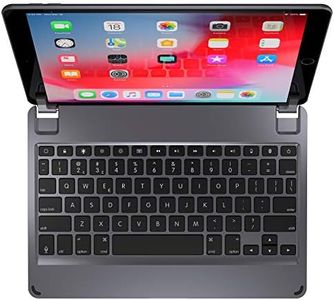 Brydge 10.5 Keyboard for iPad Air (2019) and iPad Pro 10.5-inch | Aluminum Bluetooth 4.2 Keyboard with Backlit Keys (Space Gray)