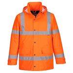 Portwest S460 Waterproof Comfort Hi-Vis Winter Traffic Jacket Orange, Large