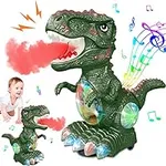 Dinosaur Toys for 1-2 Year Old Boy,Roar Music and Lights Toddler Toys for Boys Girls Age 1 2 3,Moving Dino Baby Toys with Mist Spray,Electric Dinosaur Toys for Kids 3-5 Easter Christmas Birthday Gifts