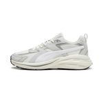 Puma Unisex-Adult Hypnotic LS Warm White-White-Glacial Gray Sneaker - 6 UK (39529503)