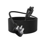 Storite 2.5 Meter 3 Pin Laptop Power Cable Cord Universal AC Replacement Power Cord for Laptop