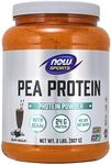 NOW Foods Sports Nutrition, Pea Protein 24 g, Easily Digested, Creamy Chocolate Powder, 2-Pound