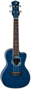 Luna Fauna Series Dolphin Quilted Maple Concert Ukulele