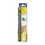 Staedtler Noris 122 Pencil With Eraser|Pack Of 12|Black