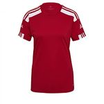 adidas Women's Squadra 21 Jersey, Team Power Red/White, L