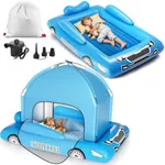 Inflatable Toddler Travel Bed with 