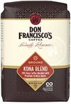 Don Francisco’s Kona Blend Medium Roast Ground Coffee, 10% Kona, (18 oz Bag)