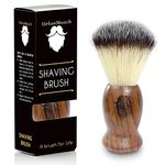 UrbanMooch Shaving Brush For Men | Sheesham Wood Shaving Brush With Ultra Soft & Absorbent Bristles & Long Handle | Imitation Badger Hair Shaving Brush | Cruelty Free | For A Smooth Shave