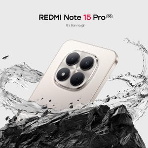 XIAOMI Redmi Note 15 Pro 5G Smartphone, 12+512GB, 200MP Camera, 6.83" AMOLED, Black