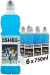Oshee Isotonic Zero Multifruit Flavour Drink 750ml (Pack of 6) - Addition of vitamins and L-carnitine – Sugar Free – Hydration – Vitamin Drinks - Multipack