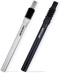 DJC Suspension Seatpost Straight Pillar Headless Bike Seat Post Shock Absorber for City Bike MTB 25.4 27.2 28.6 30.4 30.9 31.6mm(25.4mm Silver)