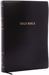 KJV Holy Bible: Super Giant Print with 43,000 Cross References, Black Leather-look, Red Letter, Comfort Print: King James Version