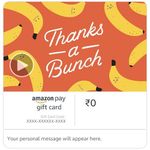 Amazon Pay eGift Card - Thank You (Thanks A Bunch) - Animated