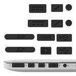 kwmobile Anti-Dust Protection Plugs Set - Silicone Rubber Dust Plug Stopper Compatible with Apple MacBook Pro 13" 15" Retina/Air 11" 13"(from Mid 2011 to Mid 2016)