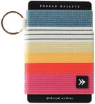 Thread Wallets Ultra Slim Card Holder Wallet - Slim Wallet for Women & Men - Minimalist Wallets for Women - Small Wallet for Women & Men - Modern Credit Card Organizer Mini Wallet (Crave)
