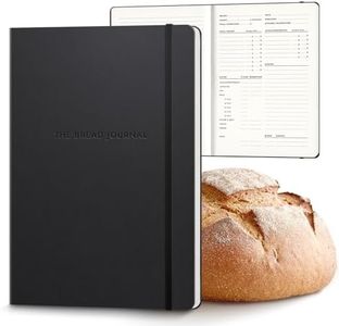 The Bread Journal - Bakers Recipe Book to Write in Your Own Recipes & Record Details - Bread Making Recipe Journal for Own Recipes - Gifts for Bread Bakers - Soft Vegan Leather Recipe Book - 128 Pages