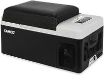 Camco 51510 CAM-200 Portable Refrigerator, AC 110V/DC 12V Compact Fridge/Freezer, 20-Liter - Keeps Food and Drinks Cold While On-the-Go - Ideal for Road Trips, RVing, Camping, Boating and Tailgating