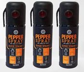 Viewers Pepper Spray 55 ml Protection and Self Defence for Women, Men and Girls Combo Pack Pepper Stream Spray (165Ml)