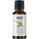 NOW Essential Oils, Tea Tree Oil, Cleansing Aromatherapy Scent, Steam Distilled, 100% Pure, Vegan, Child Resistant Cap, 30mL