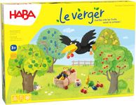 HABA Orchard Society for Children - Large Wooden Board Educational and Cooperative Game - Develops Imagination and Motor Skills - 1 to 8 Players - 3 Years - 3170, 3170, Multi-Coloured