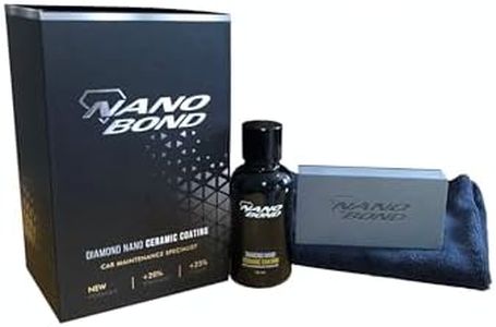 Nano Bond Ceramic Coating 9H PRO, Car, Plastic, Glass, and Wheel Exterior Care Product kit, Hydrophobic, Long Lasting Professional Care, High Gloss Paint Shine, Automotive Polishing with Sio2, 30ML