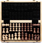 A&A 15" Magnetic Wooden Chess Set/F