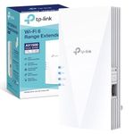 TP-Link RE500X WiFi 6 AX1500Mbps, WiFi Extender Booster, Internet Booster, Gigabit Ethernet Port, WiFi Booster Range Extender, EasyMesh, Access Point, WiFi Repeater, App Control Easy Setup, UK Plug