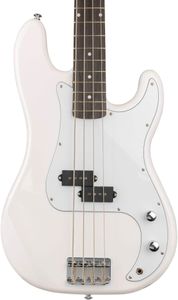 MAX Full-Size Bass Guitar Pack – White Electric Guitar Set