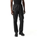 Regatta Mens Pack It Outdoor Waterproof Over Trousers - L Black