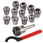 Er32 Collet Chuck, Set Mt2 Shank Handle Holder Spanner for Milling Machine with Box