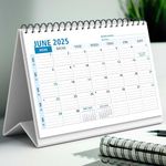 Desk Calendar 2025 (B5 10x8") Stand Up table Calendar 2025, planner 12 month with habit Tracker & Scheduler