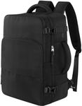 Hanples Large Travel Laptop Backpack, Black, Large, Travel Backpacks