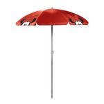 PICNIC TIME Disney Minnie Mouse Outdoor Canopy Sunshade Beach Umbrella 5.5', Small Patio Umbrella, Beach Chair Umbrella, (Red)
