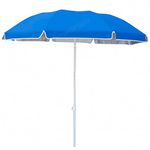 RAINPOPSON Garden Umbrella Blue Color Heavy Duty Umbrella Waterproof Garden Umbrella for Beach (Blue) (7ft/42in)