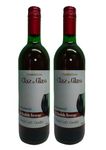 Claz in Glass Red WINE Pinot Non-Alcoholic Aged Red Wine | No Added Flavour & Colour | Premium Aged Alcohol Free Drinks (750ml) Pack of 2