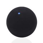 Squash Ball, 37mm Rubber Single Dot Squash Racket Balls for Beginner Competition Training (Single Blue dot)