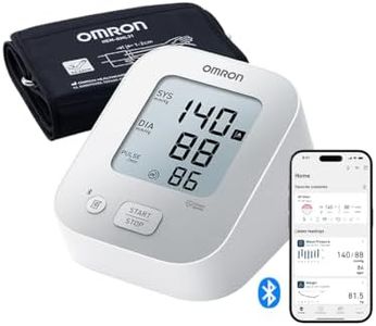 OMRON X2+ Connect, Upper Arm Blood Pressure Monitor for Home Use, Universal Wide Cuff (22-42 cm), Blood Pressure Machine for Irregular Heartbeat Detection with Bluetooth for OMRON Connect App