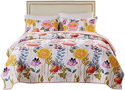 Greenland Home Fashions Watercolor Dream Quilt Set