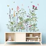 Amimagen Watercolor Flowers Wall St