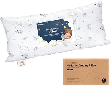 Toddler Pillow with Pillowcase - 10x18 My Little Dreamy Kids Travel Bed Pillows for Sleeping, Organic Cotton Small Pillowcase, Soft & Breathable, Machine Washable, Toddlers 2-5 Years Old (Slumber)