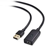 Cable Matters Active USB Extension Cable (Active USB Extender Cable, USB Cable Male to Female) for Webcam, Oculus Sensor, HTC Vive Link Box, Xbox Kinect, PlayStation Camera and More - 5m