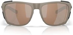 Costa Del Mar King Tide 6 Sunglasses, Matte Sand/Copper Silver Mirrored 580G, 58 mm