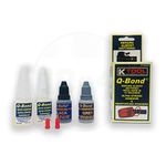 K Tool International - Q-BOND Adhesive Kit, Ultra-strong adhesive and reinforcing powders, Repairs almost anything, Rock solid in 10 seconds, KTI90002