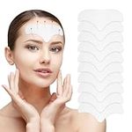 LOPHE 10 PCS Forehead Wrinkle Patches,Reusable line remover patches Smoothing Facial Anti-wrinkle Patches, Moisturizing Mask Pads for Women, Forehead Lines Age Lines Resistant Wrinkle Remover Strips