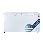 Haier HFC-588DM5-5 star rating double door hard top model, Convertible with Inside metal liner, White (524 ltr)