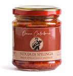 NDUJA di Spilinga - Spicy Spreadable Italian Sausage (180g - 6.35 oz) | Italian Artisan Food Gourmet Delicatessen | Made in Italy by Donna Calabria