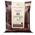 Callebaut Finest Belgian Dark Chocolate, Brown, 400 g