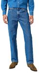 Wrangler Men's Regular Fit Jeans (13MWZGK_Blue_32W x 32L)
