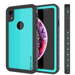 iPhone XR Waterproof Case, Punkcase [StudStar Series] [Slim Fit] [IP68 Certified] [Shockproof] [Dirtproof] [Snowproof] Armor Cover for Apple iPhone XR [Teal]